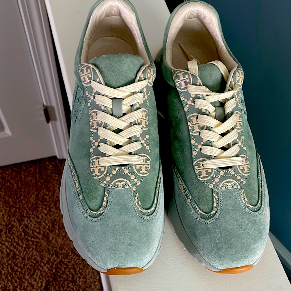 Tory Burch Monogram Good Luck Trainer Sneaker